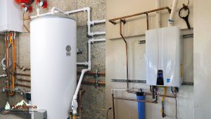 tankless vs traditional water heater comparision